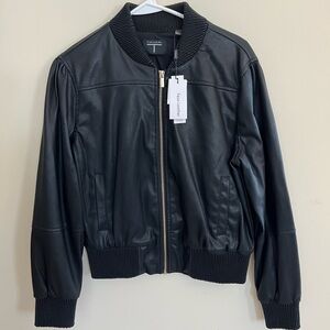 Tahari Faux Leather Jacket